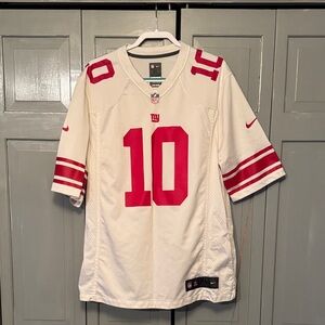 Nike White and Red Sports Jersey